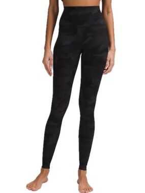 lululemon athletica Black Camo High-Rise Leggings